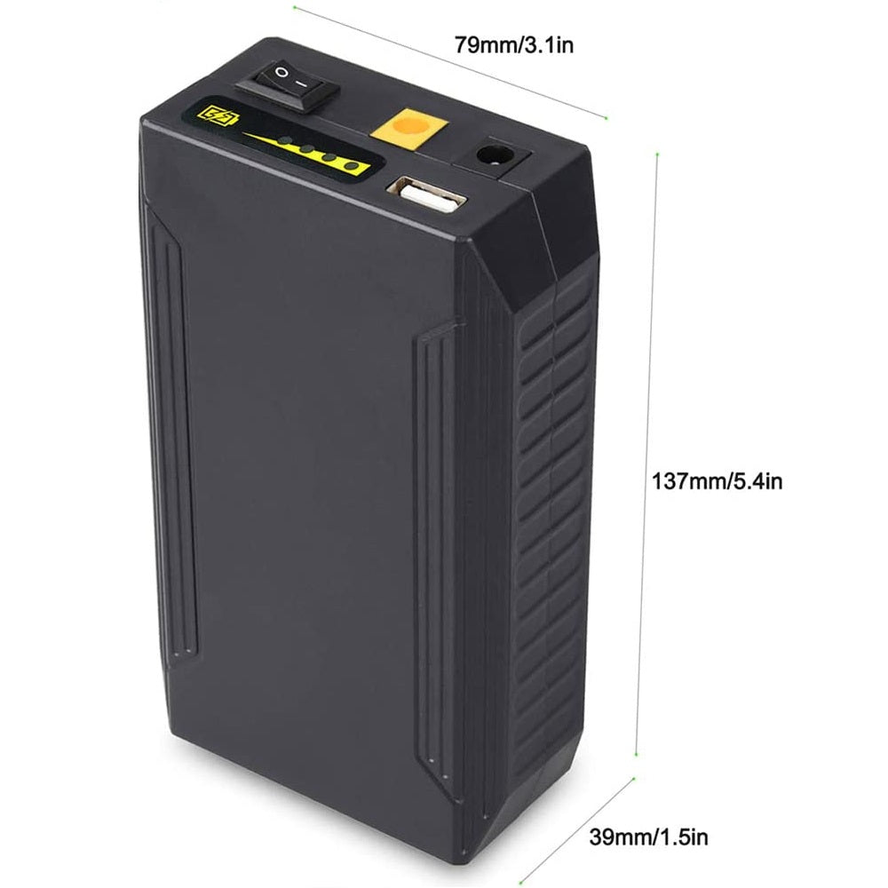 11 Amp 12VDC Rechargeable Lithium-Ion Battery Pack with Smart AC Charger