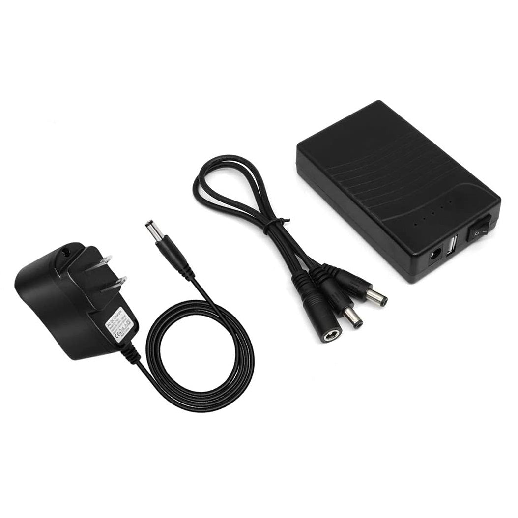 3 Amp 12VDC Rechargeable Lithium-Ion Battery Pack with Smart AC Charger