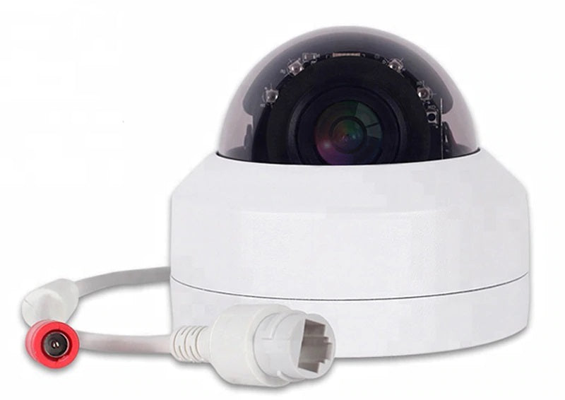 5MP Outdoor IP Dome Camera with Motorized PTZ function 2.8 to 12mm Lens 120ft. IR